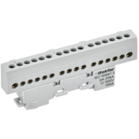 TEKFOR Шина L фаза изолированная на универсальном держателе 6х9-16-Ср IEK