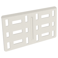 Пластина соединительная 100мм RAL 9016 IEK