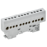 TEKFOR Шина L фаза изолированная на универсальном держателе 8х12-12-Ср IEK