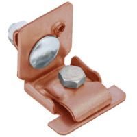 Держатель проводника круглого универсальный 6-10мм фальц 0,7-8мм медь IEK