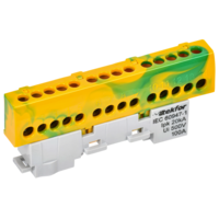 TEKFOR Шина PE земля изол на универсальном держателе 6х9-14-ЖЗ IEK