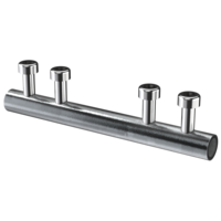 Зажим соединительный прямой пруток-пруток 8-10мм оцинкованная сталь IEK