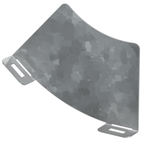 Перегородка разделительная 80мм поворота вертикального внутреннего 45град HDZ IEK