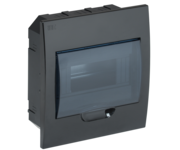 KREPTA 3 Корпус пластиковый ЩРВ-П-8 IP41 черный IEK