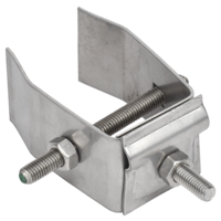 Держатель проводника круглого 6-10мм для конструкций h=70мм оцинкованная сталь IEK