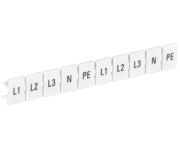 Маркеры для КПИ-6мм2 с символами L1, L2, L3, N, PE IEK