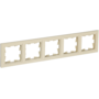 Рамка 5-м BRITE РУ-5-БрКр беж. IEK BR-M52-K10 в Рамка декоративная для электроустановочных устройств от IEK ( ИЭК ) в интернет магазине ЭлектроОм электротовары 1 BR-M52-K10 BR-M52-K10 IEK ( ИЭК ) 1