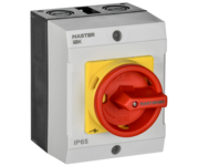 Переключатель кулачковый в боксе закрытая рукоятка аварийная 10А схема 54 IEK