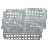 FORMAT Перегородка секционирования монтажной панели задняя горизонтальная 800х400мм в шкаф глубиной 800мм IEK