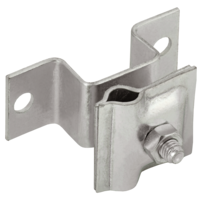 Держатель-зажим соединительный проводника круглого 6-10мм опорный L=30-40мм нержавеющая сталь IEK