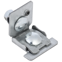 Держатель проводника круглого 6-10мм для фальца 0,6-8мм оцинкованная сталь IEK