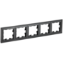 Рамка 5-м BRITE РУ-5-БрЧ черн. IEK BR-M52-K02 в Рамка декоративная для электроустановочных устройств от IEK ( ИЭК ) в интернет магазине ЭлектроОм электротовары 1 BR-M52-K02 BR-M52-K02 IEK ( ИЭК ) 1