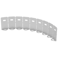 Перегородка разделительная 80мм универсальная горизонтальная для аксессуаров RAL 9016 IEK