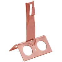 Держатель проводника круглого 6-8мм для конька широкого h=80мм медь IEK