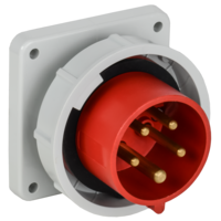 Вилка встраиваемая ССИ-3252 32А-6ч 380В 3P+PE+N IP67 IEK