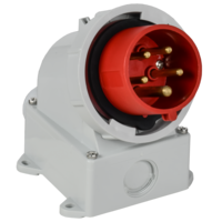 Вилка стационарная ССИ-5152 16А-6ч/380В 3P+PE+N IP67 IEK