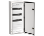 Корпус металлический ЩРн-48 (1х48) 710х310х140 IP54 бел. (одна дверь) TITAN 5 IEK TI5-50-N-048-54