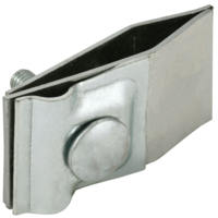 Держатель проводника круглого 6-10мм для фальца прямой h=60мм нержавеющая сталь IEK