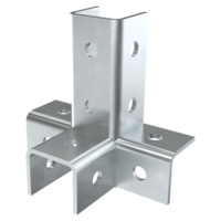 Соединитель угловой четырехсторонний для STRUT-профиля HDZ IEK
