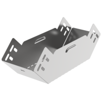 ESCA 3 Поворот вертикальный внутренний 90град 80х100-0,6 IEK