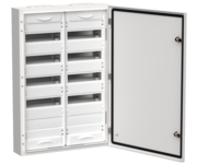 Корпус металлический ЩРн-120 (2х60) 835х570х140 IP54 бел. (одна дверь) TITAN 5 IEK TI5-50-N-2X060-54