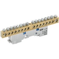 TEKFOR Шина N ноль неизолированная на универсальном держателе 8х12-16-С IEK