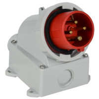 Вилка стационарная ССИ-5142 16А-6ч/380В 3P+PE IP67 IEK