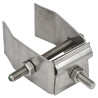 Держатель проводника круглого 6-10мм для конструкций h=70мм нержавеющая сталь IEK