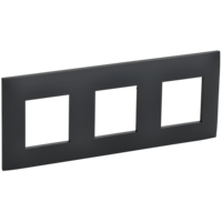 SKANDY Рамка 3-местная SK-F03G графит IEK