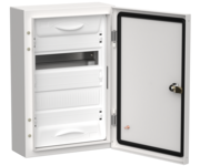 Корпус металлический ЩРн-24 (1х24) 460х310х140 IP54 бел. (одна дверь) TITAN 5 IEK TI5-50-N-024-54