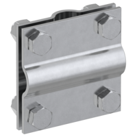 Зажим крестообразный полоса/пруток-полоса/пруток 30/8мм оцинкованная сталь HDZ IEK