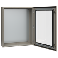 Корпус металлический ЩМП-4-0 (800х650х250мм) У2 IP54 прозрачная дверь IEK
