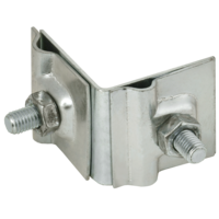 Держатель проводника круглого 6-10мм для фальца угловой h=40мм нержавеющая сталь IEK