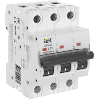 ARMAT Автоматический выключатель M10N 3P L 25А IEK