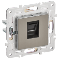 SKANDY Розетка компьютерная RJ45 кат.5E SK-K01N металл никель IEK