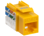 ITK Модуль Keystone Jack кат.5E UTP 110 IDC 90град жёлтый