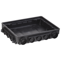 Коробка ONFLOOR 16мод напол. ИЭК KNU-80-16-PA-9011 ИЭК