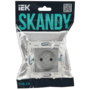 SKANDY Розетка без заземления с защитными шторками 10А SK-R01S серебряный IEK в Розетка от IEK ( ИЭК ) в интернет магазине ЭлектроОм электротовары 2 SK-R13-10-K23 SK-R13-10-K23 IEK ( ИЭК ) 2