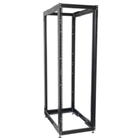 ITK Стойка открытая монтажная двухрамная LINEA F 45U 600x800мм с регулируемой глубиной чёрная