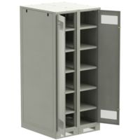 ITK LINEA B Шкаф (пустой) 2000х900х950мм двустворчатая металлическая дверь серый