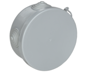 Коробка распаячная КМ для открытой проводки D=85х40мм IP54 4 гермоввода (7035) GENERICA