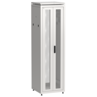 ITK LINEA N Шкаф сетевой 19 42U 600х600мм двери передняя перфорированная задняя двустворчатая перфорированная серый