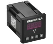 Вольтметр цифровой щитовой однофазный 48х48мм LED GENERICA