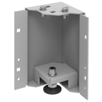 ITK by ZPAS Уголок цоколя h=200мм регулируемый по высоте серый (4шт/компл) РФ