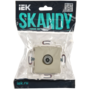 SKANDY Розетка TV проходная SK-A17B бежевый IEK в Выключатели клавишные, переключатели от IEK ( ИЭК ) в интернет магазине ЭлектроОм электротовары 2 SK-A10-P-K10 SK-A10-P-K10 IEK ( ИЭК ) 2