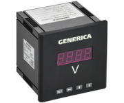 Вольтметр цифровой щитовой однофазный 96х96мм LED GENERICA