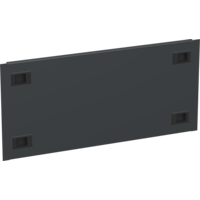 ITK Фальш-панель 19 5U крепление на защелках черная РФ