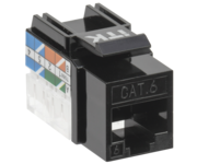 ITK Модуль Keystone Jack кат.6 UTP 110 IDC 90град чёрный