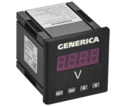 Вольтметр цифровой щитовой однофазный DO RS-485 72х72мм LED GENERICA