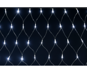 Гирлянда Сеть 1.5х1.5м 160LED бел. IP20 провод прозр. 230В с контроллером 8 режимов IEK LGDB410-2-160-L1-T-S-44